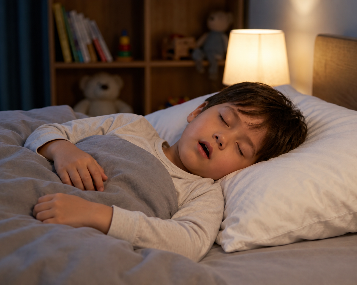 Sleeping with the mouth open isn't normal